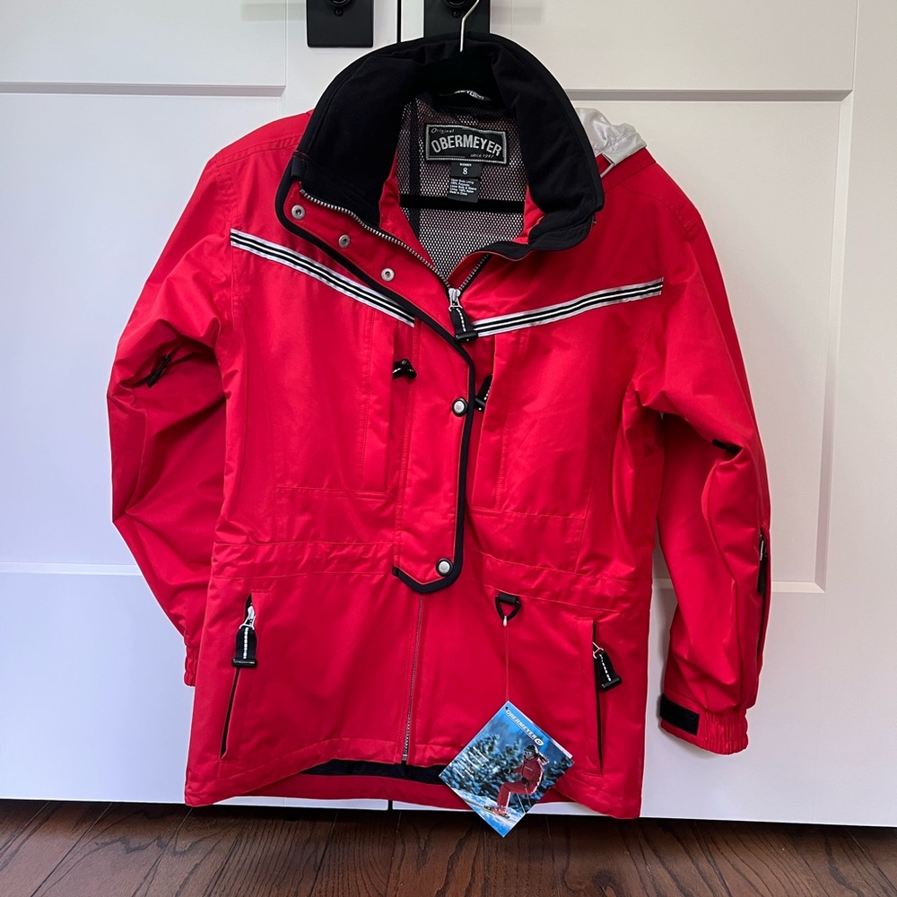 Obermeyer Red Vertical Drop Ski Jacket